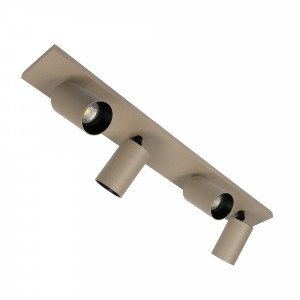 Binnenverlichting Mila 4 opbouwspot champagne modern