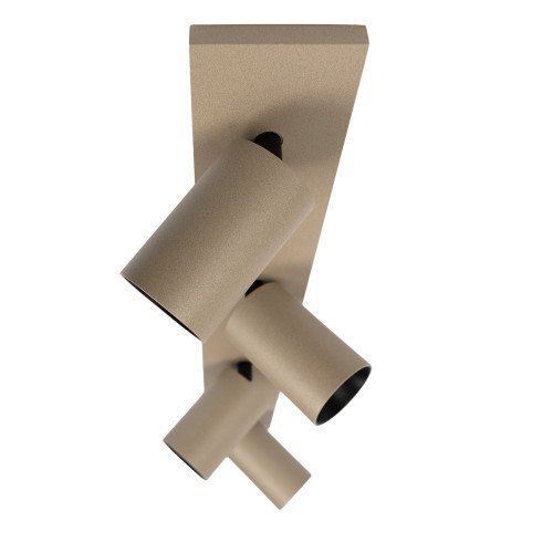 Binnenverlichting Mila 4 opbouwspot champagne modern