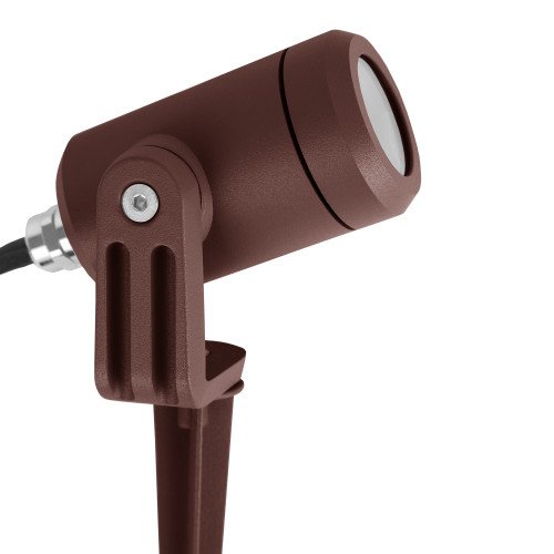 Corten kleurige compacte grondspot LED-Spike GU10 PAR11