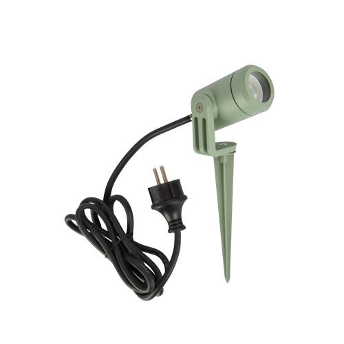 Groene compacte grondspot LED-Spike GU10 PAR11