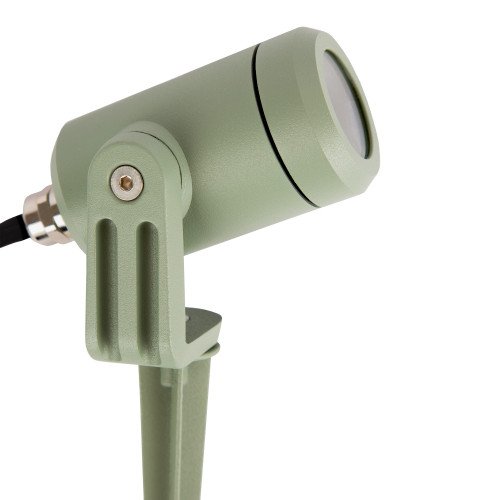 Groene compacte grondspot LED-Spike GU10 PAR11