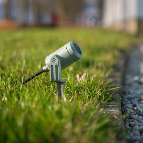 Groene compacte grondspot LED-Spike GU10 PAR11
