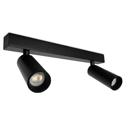 Binnenverlichting zwarte inbouwspot Aluminium