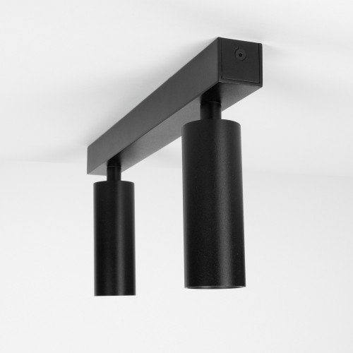 Binnenverlichting zwarte inbouwspot Aluminium