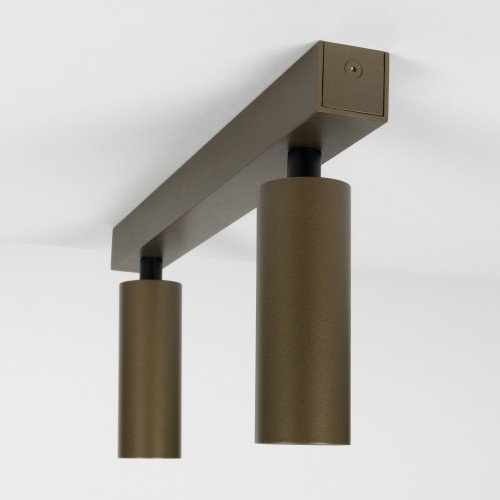 Binnenverlichting brons inbouwspot Aluminium