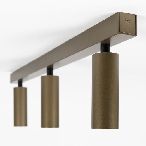 Binnenverlichting brons inbouwspot Aluminium