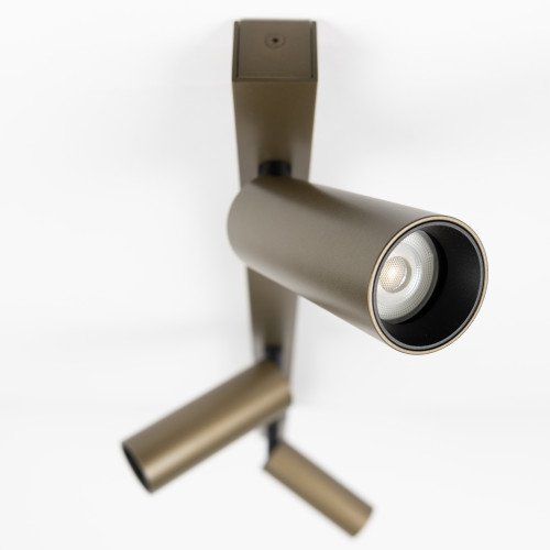 Binnenverlichting brons inbouwspot Aluminium