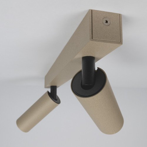 Binnenverlichting champagne inbouwspot Aluminium