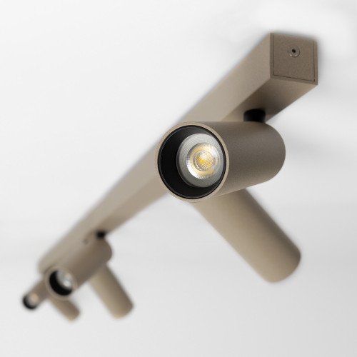 Binnenverlichting champagne inbouwspot Aluminium