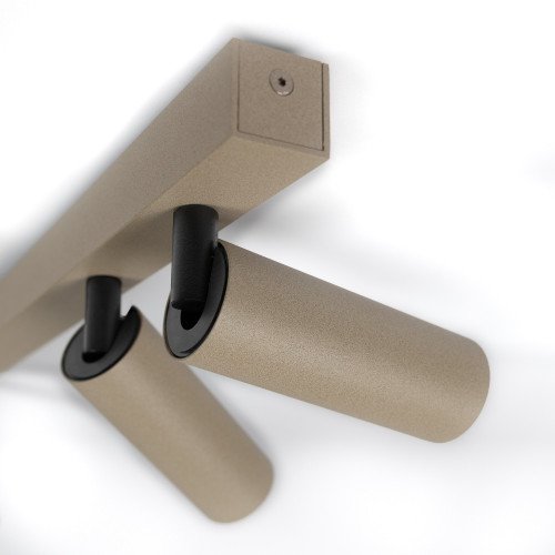 Binnenverlichting champagne inbouwspot Aluminium