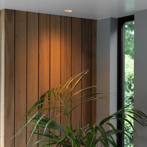 Inbouwspot wit Ivar koperen ring Dimbaar LED Inbouwspot wit Ivar koperen ring Dimbaar LED