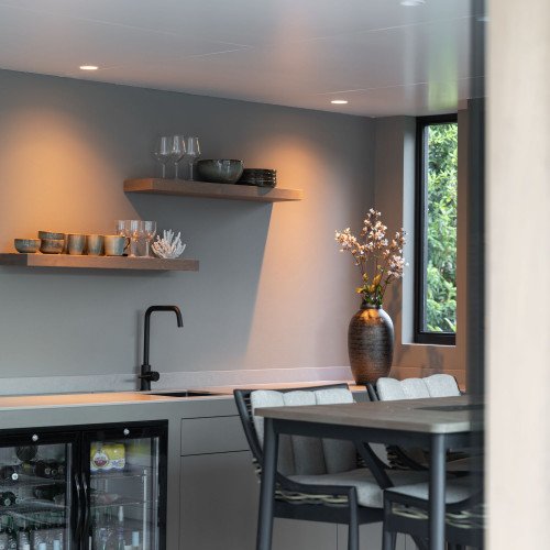 Ronde inbouwspot Ivar plafond wit dimbaar 90mm