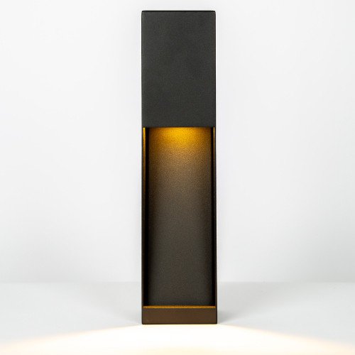 Tuinlamp zwart aluminium vierkant modern GU10