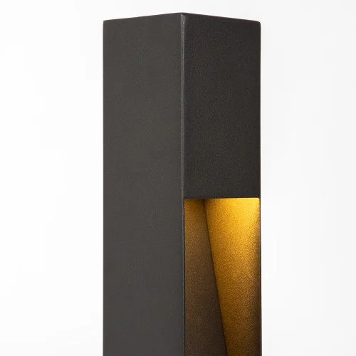 Tuinlamp zwart aluminium vierkant modern GU10