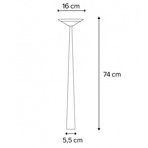 Buitenlamp Elin tuinlamp zwart aluminium modern