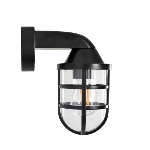 Buitenlamp Davi muurlamp zwart modern