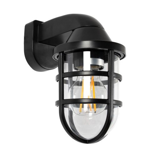 Buitenlamp Davi muurlamp zwart modern