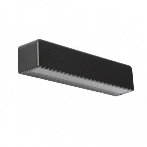 Buitenlamp Warwick Muurlamp Zwart aluminium modern