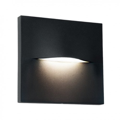 Buitenlamp Paxton downlighter zwart aluminium modern