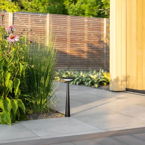 Buitenlamp Elin tuinlamp zwart aluminium modern