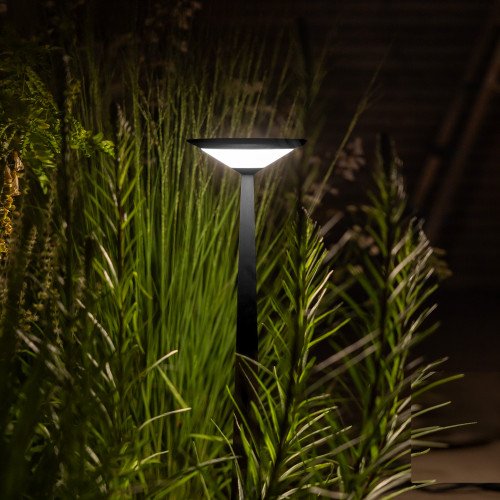 Buitenlamp Elin tuinlamp zwart aluminium modern