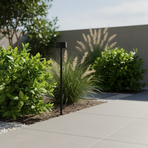 Zwart Ayla Tuinlamp 60cm aluminium IP65 met grondspie