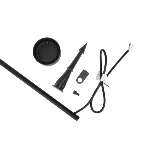 Zwart Ayla Tuinlamp 60cm aluminium IP65 met grondspie