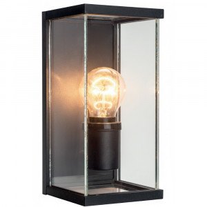 Buitenlamp Toledo muurlamp aluminium zwarte strak