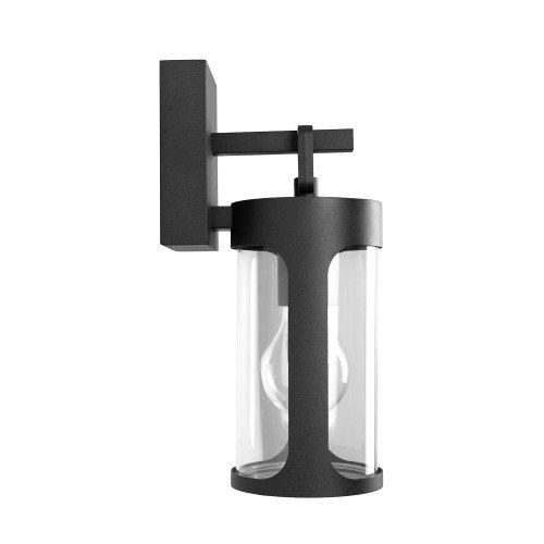 Buitenverlichting Zaragoza muurlamp zwart aluminium