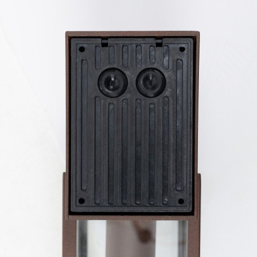 Buitenverlichting Zaragoza muurlamp corten aluminium