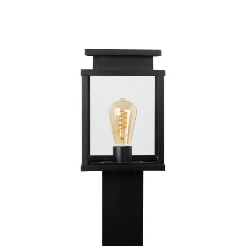 Buitenlamp Leicester tuinlamp zwart aluminium 100cm