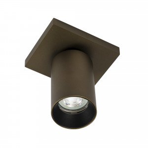 Binnenverlichting Mila opbouwspot brons aluminium modern Binnenverlichting Mila opbouwspot brons aluminium modern