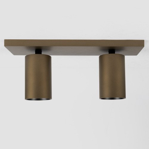 Binnenverlichting Mila 2 plafondlamp brons modern