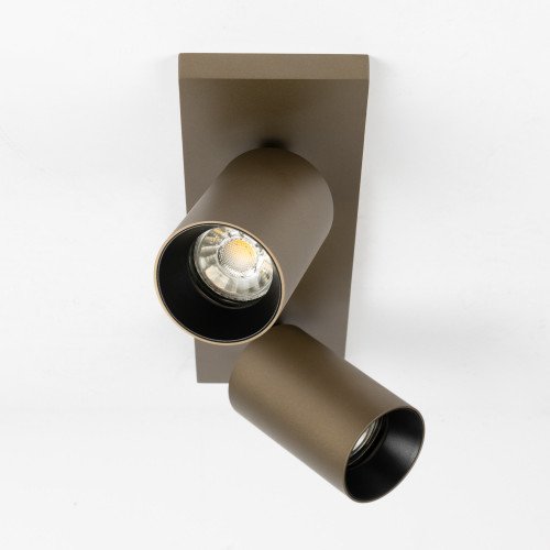 Binnenverlichting Mila 2 plafondlamp brons modern