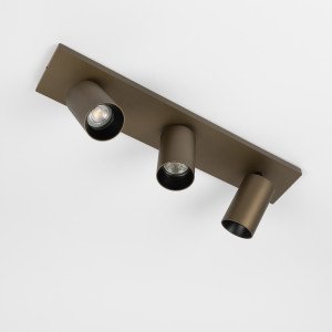 Binnenverlichting Mila opbouwspot brons modern