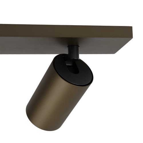 Binnenverlichting Mila 4 opbouwspot brons modern