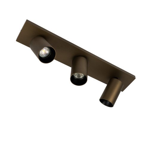 Binnenverlichting Mila opbouwspot brons modern