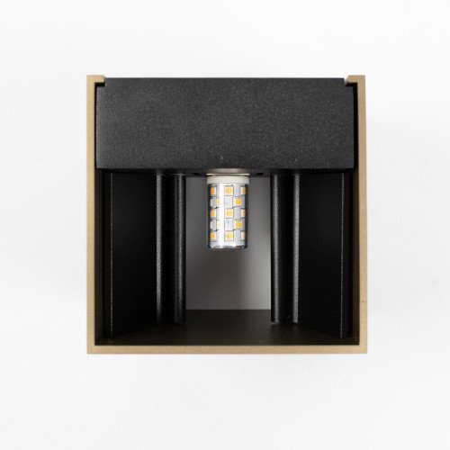 Binnenverlichting Shift muurlamp brons modern