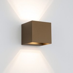Binnenverlichting Shift muurlamp brons modern