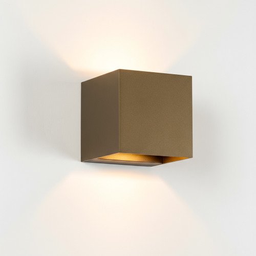 Binnenverlichting Shift muurlamp brons modern