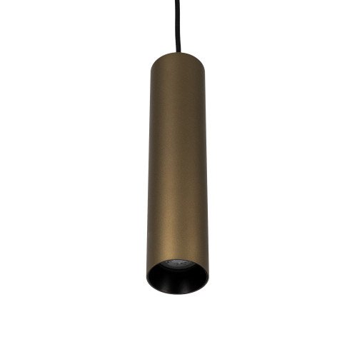 Binnenverlichting Cylin hanglamp brons modern