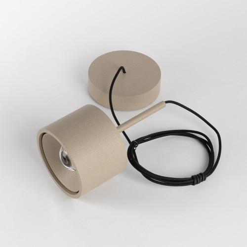 Binnenlamp June hanglamp champagne aluminium modern