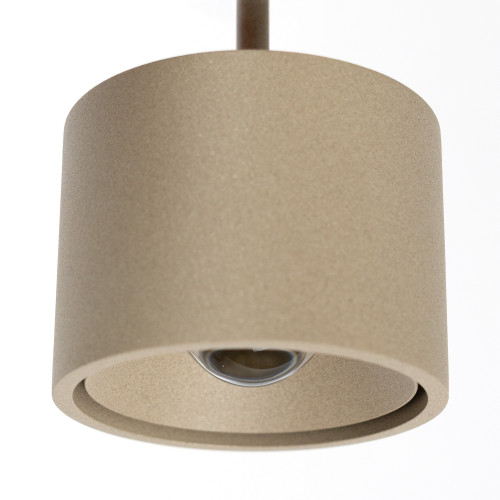 Binnenverlichting June hanglamp champagne modern 3-lichts