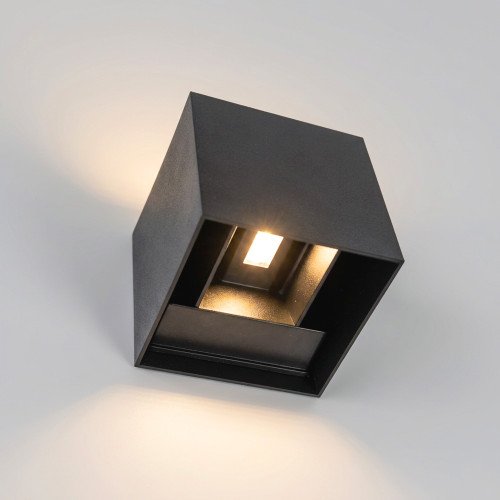Buitenlamp Brian muurlamp zwart LED modern