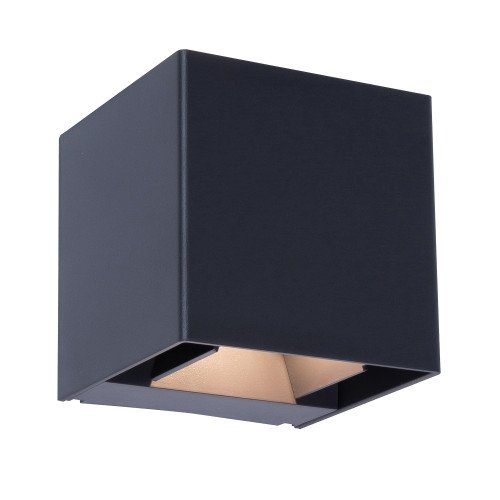 Buitenlamp Brian muurlamp zwart LED modern