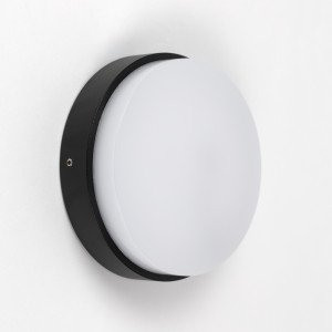 Buitenlamp Cedric muurlamp zwart aluminium modern