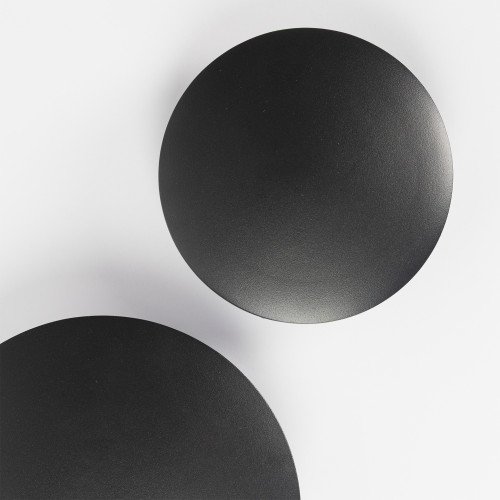 Buitenlamp Eclips wandlamp small zwart aluminium modern