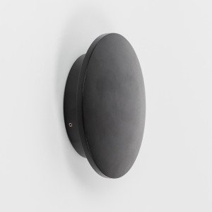 Buitenlamp Eclips wandlamp small zwart aluminium modern