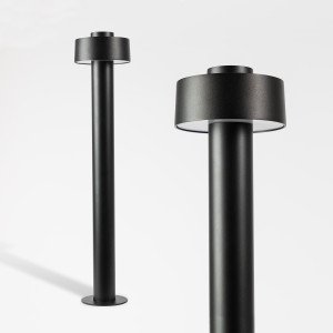 Buitenverlichting Lewis tuinlamp zwart 60cm