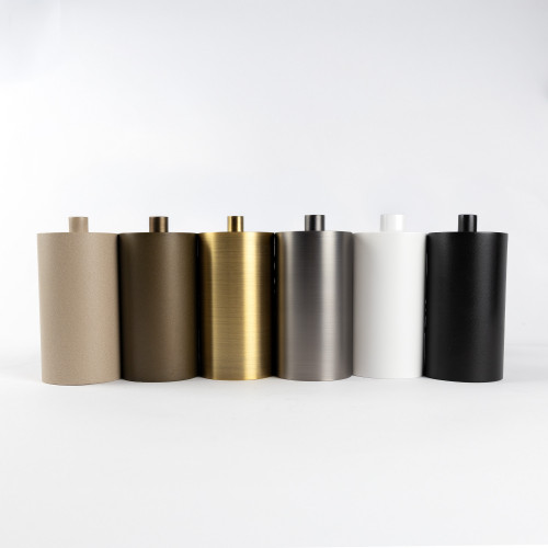 Binnenlamp Luxum hanglamp gun metal aluminium modern
